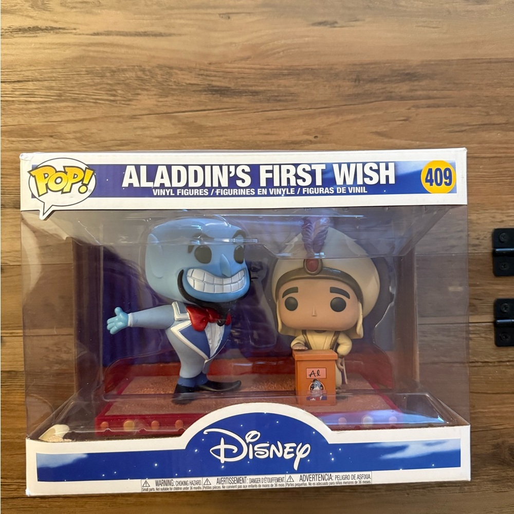 Funko Pop! Aladdin's First Wish Vinyl Figures - Blue and White